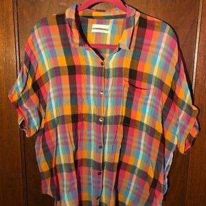Urban Outfitters Button-down Short Sleeve